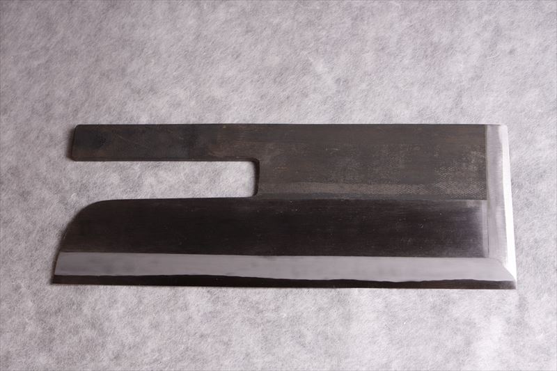 Menkiri (Noodle Knife) Molybdenum Polished Black wood Handle 330mm